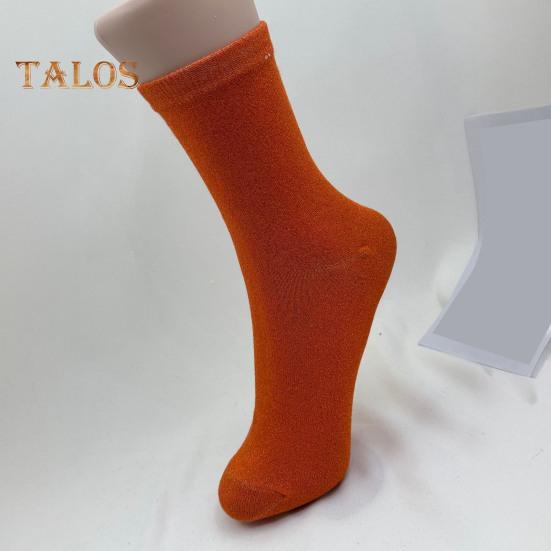 Șosete gleznă cu sclipici pentru femei, șosete echipaj metalice strălucitoare, șosete groase lucioase pentru doamne, șosetă subțire de vară din bumbac pentru doamne și fete