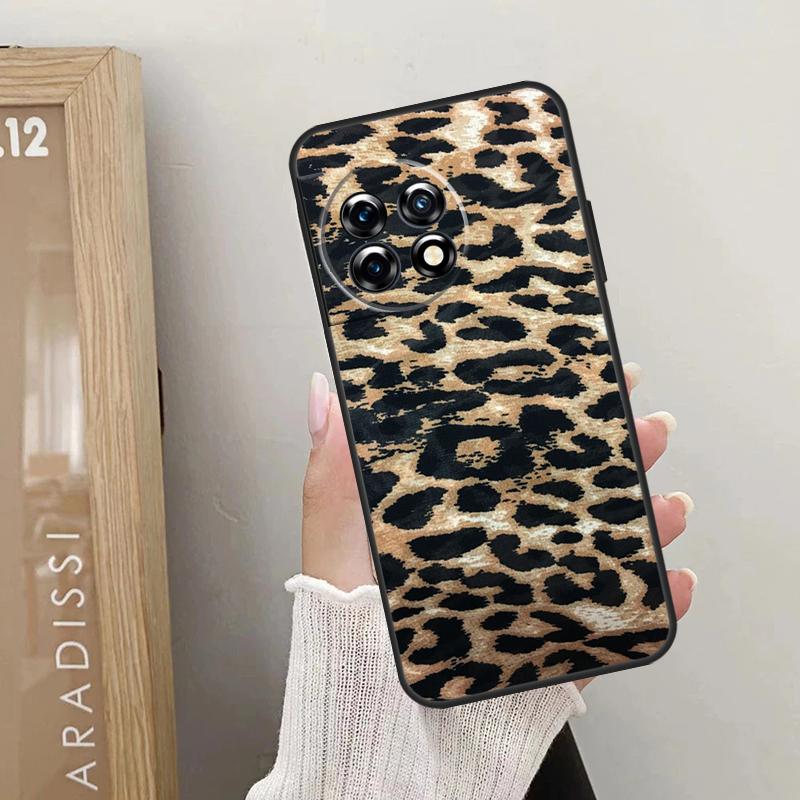 

African Leopard Print Case For OnePlus Nord 5 CE 3 4 Lite N20 N30 OnePlus 13T 13R 12R 10T 10R 10 11 12 13 15 Cover OnePlus 10T