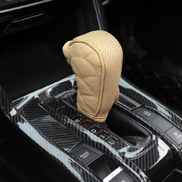 General  Gear Shifts Knob Cover PU Leather Comfortable Shifts Knob Cover Car Interior Accessories for Car & Trucks