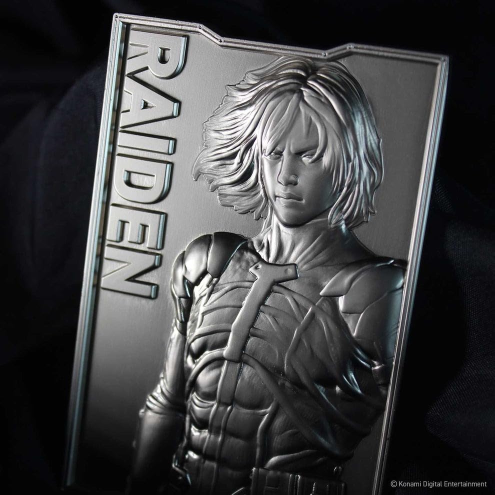 [Officially Licensed Product] METAL GEAR SOLID Raiden Ingot (with serial number)
