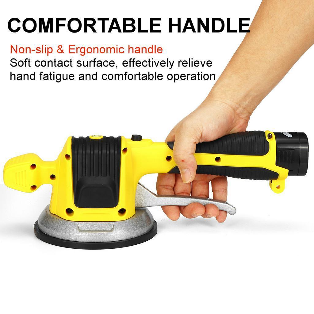 Protable Tiling Tiles Machine Tiles Vibrator Suction Cup Adjustable Automatic Floor Vibrator Leveling Tools 110-220V 120x120cm