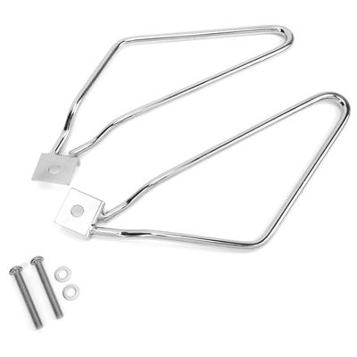 2 pièces Barres de support de moto Porte-bagages Acier Chromé Remplacement pour 883 Iron XL883N