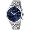 Epoca Blue Silver Stainless Steel Men's Quartz Chronograph R8873618024