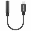Saramonic 3.5mm TRRS (Female) To MFi Certified Lightning Device Adapter Cable (6cm Length), Black, SR-C2002