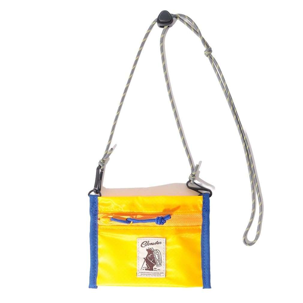Cobmaster Shoulder Mini Accessory Yellow 2-Way Wallet, Sacoche, Case,