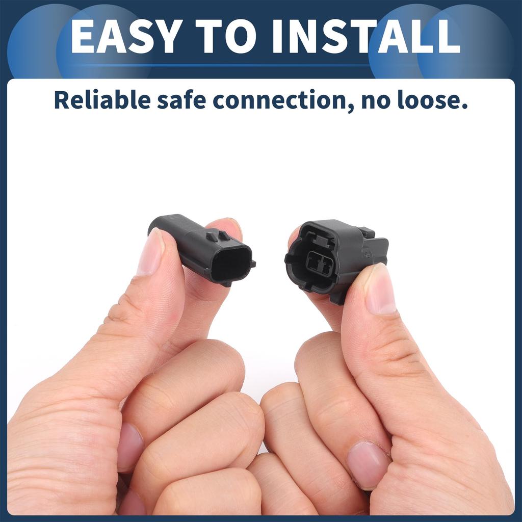 INFINAUTO 2-Pin Auto Elektrischer Drahtverbinder Stecker-Kit 1,8mm Serie Auto Wohnmobil LKW