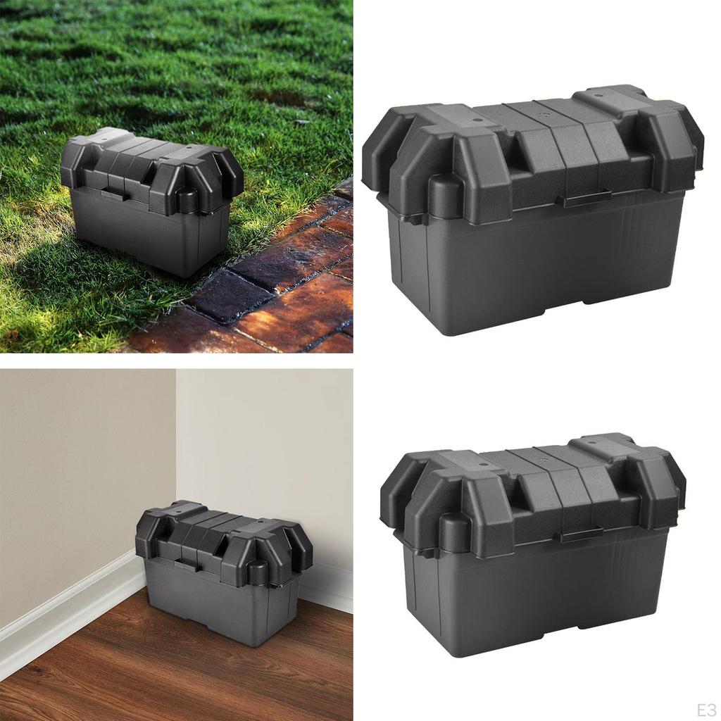 Battery Holder with Handle for Outdoor Use