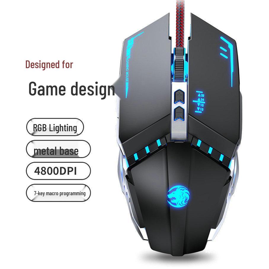 Pioneer USB Wired Gaming Mouse with Mechanical Macro for Esports