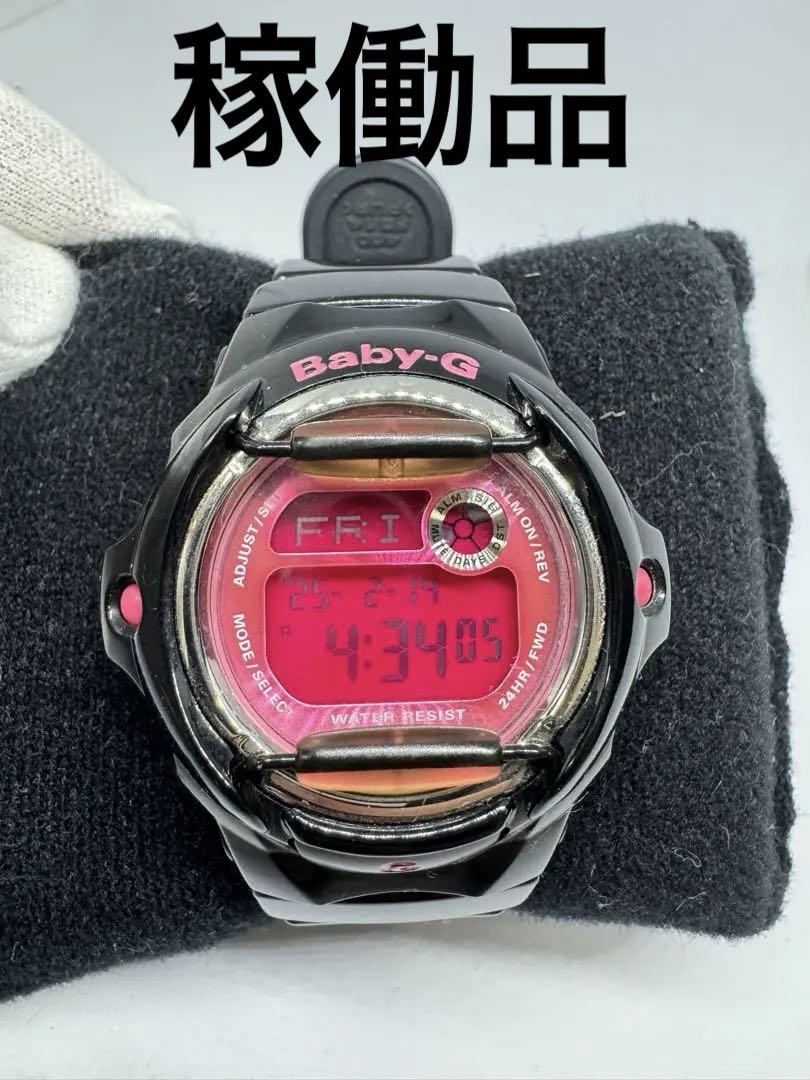 

[USED] CASIO BABY-G BG-169R Quartz Watch, Black & Pink