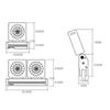 Aquarium Cooling Fan for Fish, Shrimp, & Water Plant Tanks - Silent Operation