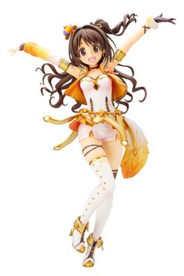 LES FILLES DE CENDRILLON Uzuki Shimamura Party Time Figurine en PVC peinte à l'échelle dorée, première commande limitée IDOLM@STER 1/8 (production du fabricant)