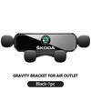 VIJT4 Gravity Metal Magnetic Car Phone Holder Auto Accessories For Skoda Kodiaq Fabia Kamiq Karoq Octavia 2 3 Rapid Scala