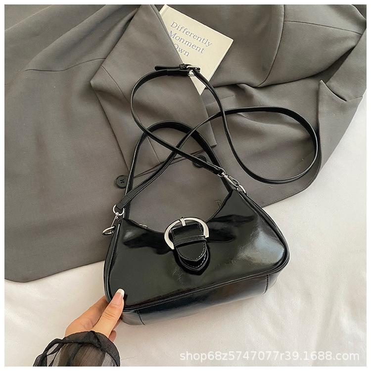 Commuter Armpit Bag 2025 New Large-Capacity High-End Texture Retro Niche Design One-Shoulder Crossbody Bag Crescent Bag