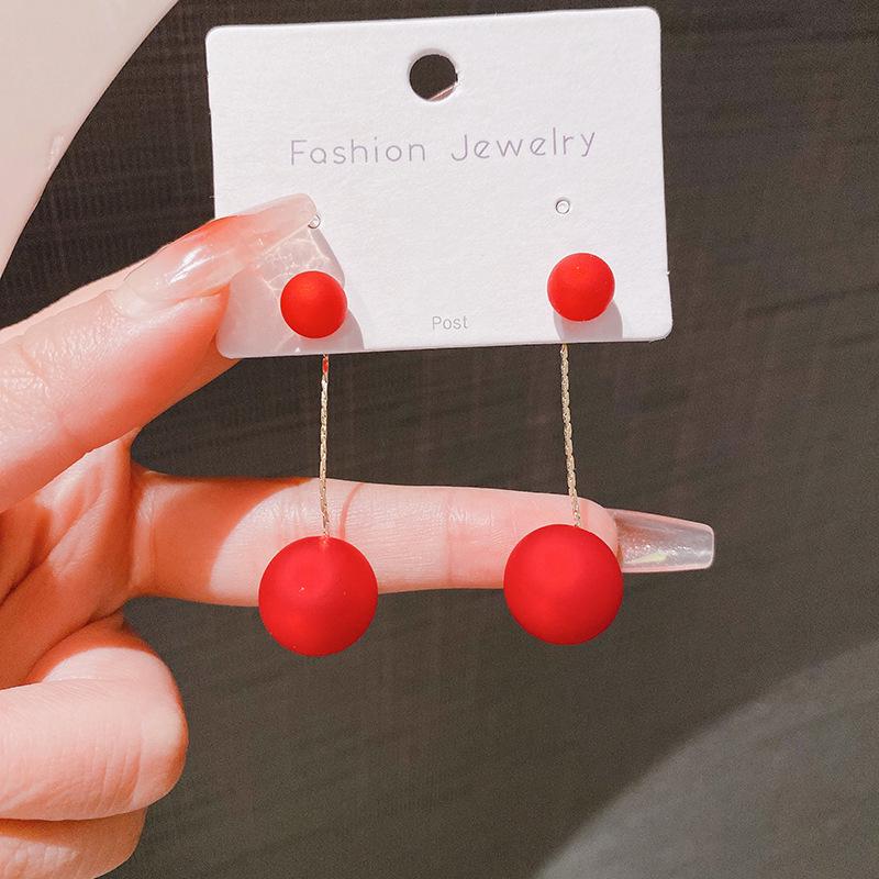 Cercei cu ciucuri de perle pentru Anul Nou Coreean: Festiv, la modă și minimalist