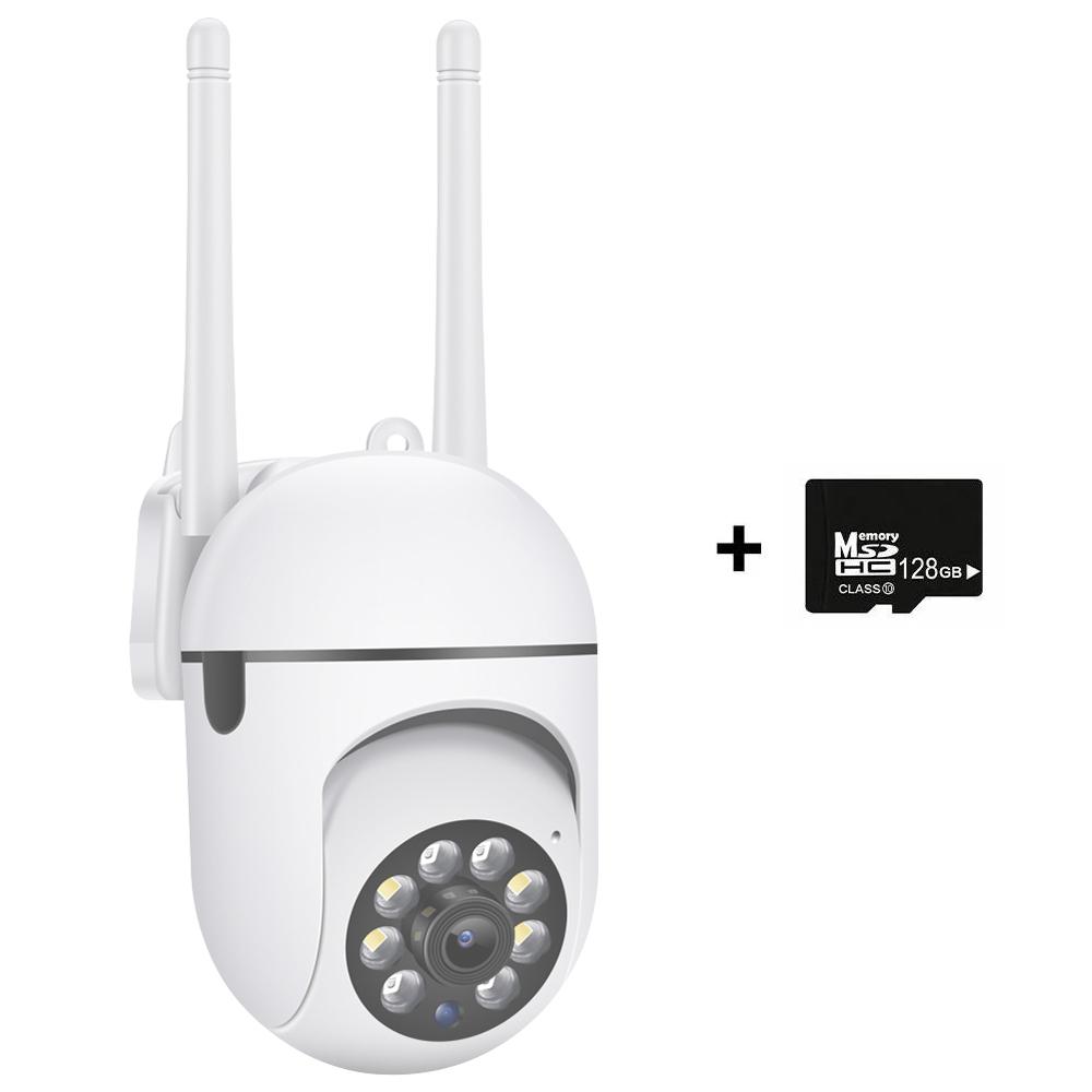 8MP Wireless Security Surveillance PTZ Camera Wifi IP Outdoor 4X Zoom Cameras AI Human Tracking Two-way Audio HD Night Color Camera EU Plug
