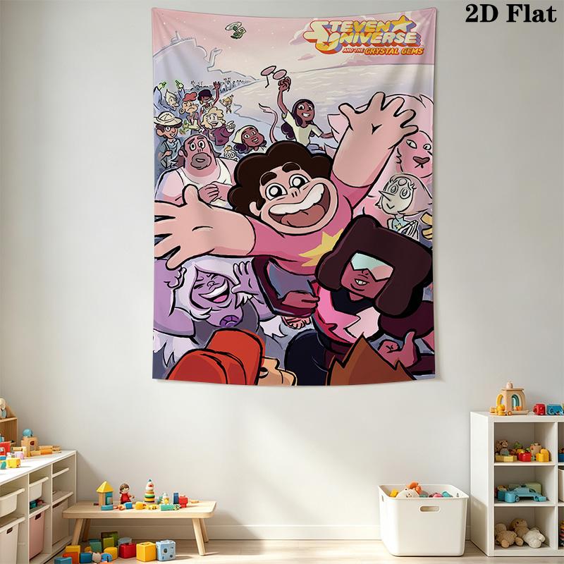 Steven Universe Pattern Home Decor Tapestry, Wall Hanging, Decorative RV Wall Cloth.MGT0918499