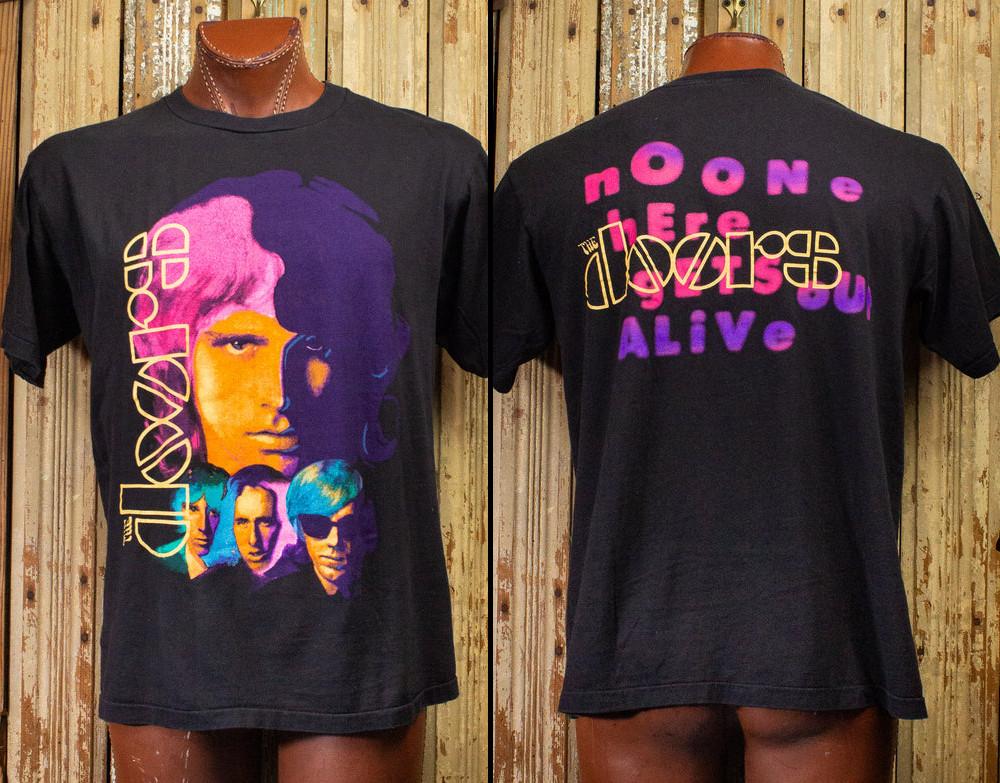 Vintage Doors No One Here Gets Out Alive 90s Unisex T-Shirt XXXXL