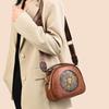 Exquisite Hand-Tooled PU Bag with Deer Design – Vintage-Inspired Crossbody and Top-Handle Bag for Women