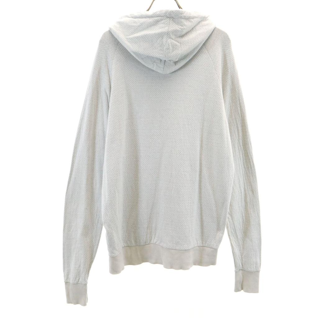 Diesel Long Sleeve Zip Hoodie L Gray Men's Used