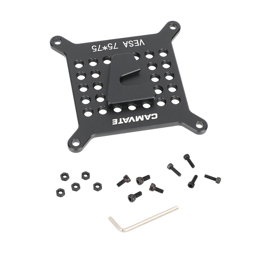 HDRIG Multi-Purpose VESA 75x75 Monitor Mounting Plate with V-Lock Quick Release (Model 3904) чёрный
