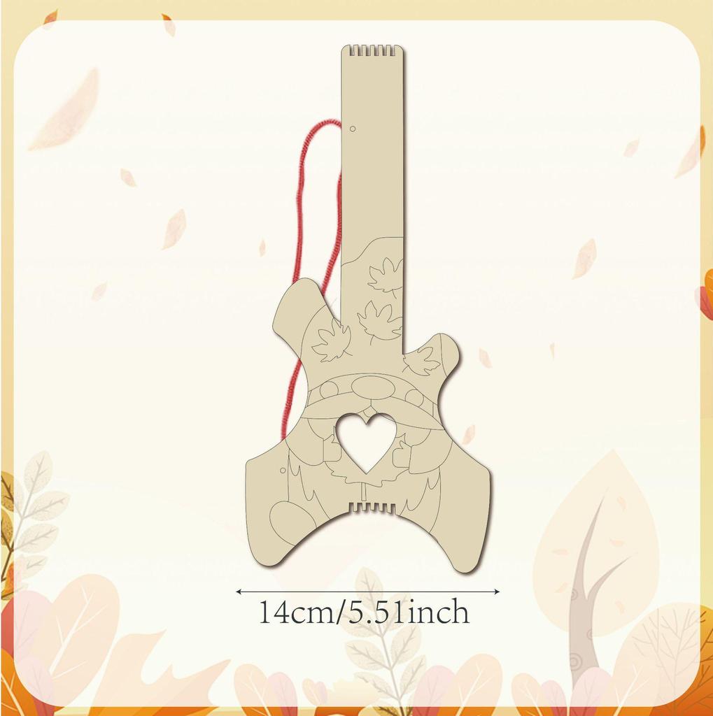 Handgefertigte Holz Kinder DIY Malerei Kritzel Gitarre Schmuck und Musikinstrument für den Kindergarten