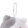 Creative Bookbag Pendant Cute Squeaking Little Cat Plush Cat Keychain Cartoon Cat Soft Tail Stuffed Doll Keyring