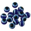 150pcs Round Blue Resin Beads Blue Handmade Resin Beads Eye Shape Beads  Home Decoration