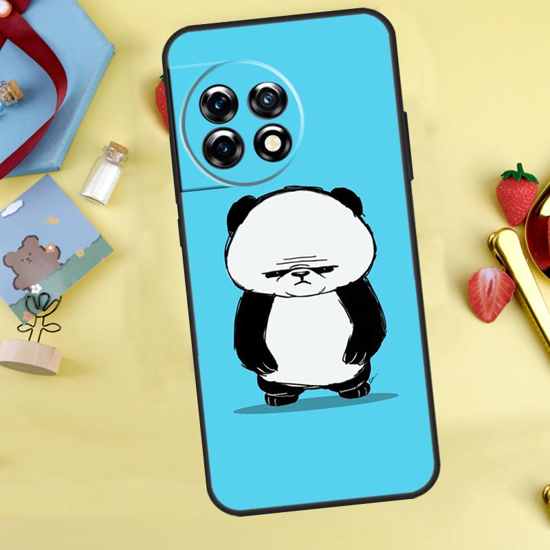 

Cartoon Panda Case For OnePlus 15 13 12 11 10 9 13T 13R 12R 10R 10T 8T Nord 5 CE 4 3 2 Lite N20 N30 Cover OnePlus 8T