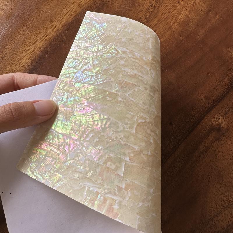 1Piece Natural Abalone Shell Mother of Pearl laminate Sheet DIY Home Decoration Material Crafts Carved Inlay Size 240x140mm 917