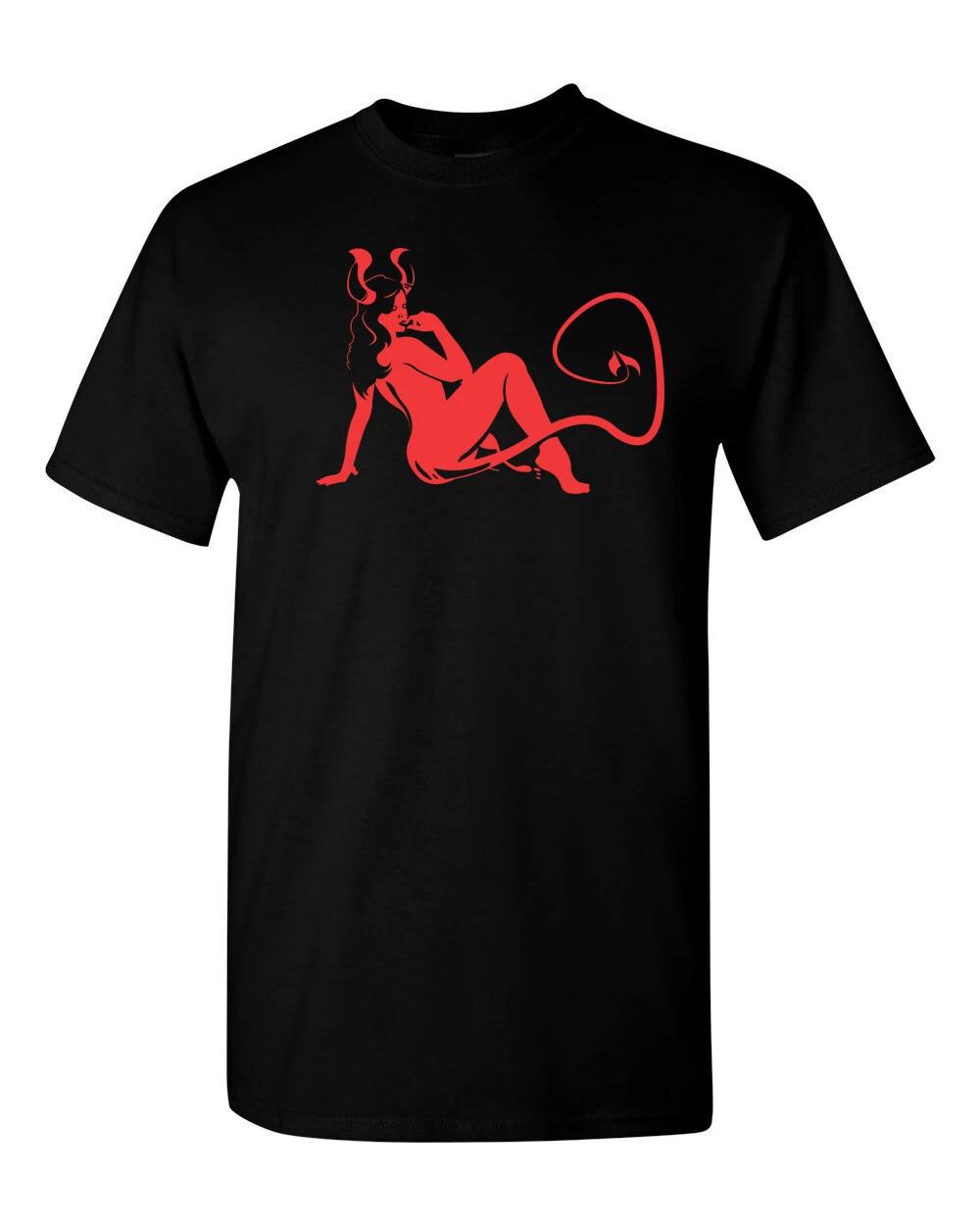 

DEVIL GIRL Unisex T-Shirt Multi Colors S-XL FREE S&H! Kyle Millar art Pin-Up 3XL