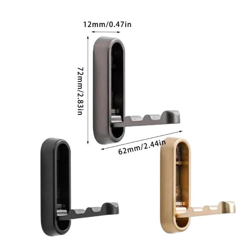 Foldable Wall Hook for Clothes and Accessories Invisible Folding Hook for Bedrooms and Offices Bathroom Towel Hanger