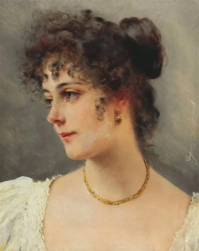 

Young Woman Art Painting Canvas Prints Lady Girl Poster Reading Room Canvas Painting Bedroom Decor 21cm×30cm NoFrame