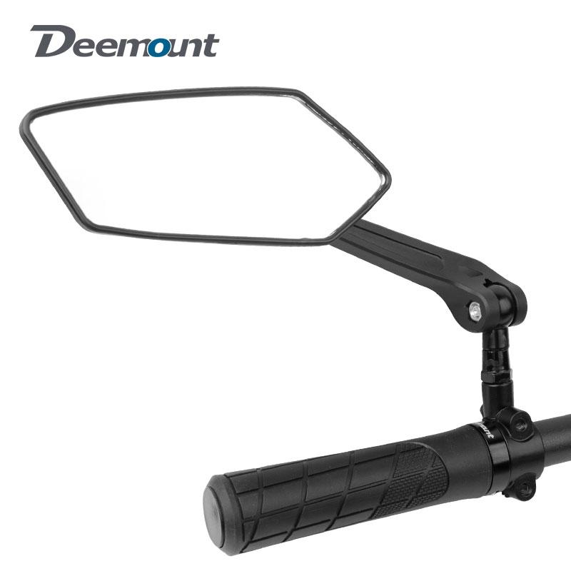 Rowerowe Lustro Wsteczne Elektryczny Rower Skuter Motocykl Mocowanie na Kierownicę Metalowy Uchwyt Rowerowe Lustro Wsteczne Widok z Tyłu
