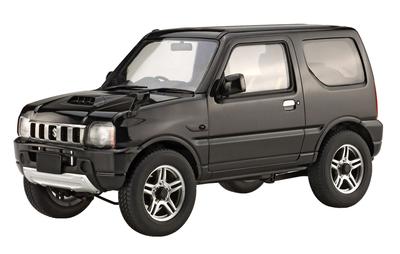 Auto NEXT Series Suzuki Jimny JB23 Schwarz Pearl Plastikmodell 1/24 Nr.14 (Land Venture/Bläulich 3)