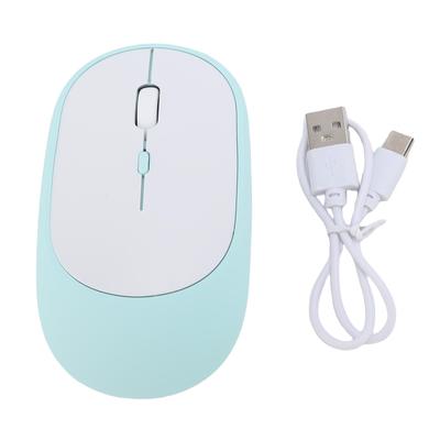 2.4G Wireless Mouse Bluetooth Dual Mode Quiet Rechargeable Compact Portable Computer Mouse with