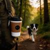 Portable Storage Box Pet Poop Trash Can Dispenser Creative Coffee Cup Dog Garbage Storage Design Outdoor Dog Walking Garbage Bag