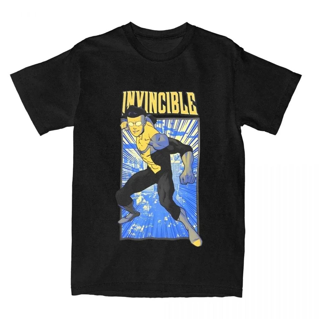 New 2026 Invincible Tee Cartoon Series Cotton Graphic Print Unisex Invincible Highend Luxury Unisex Style Both of Unisex and Unisex