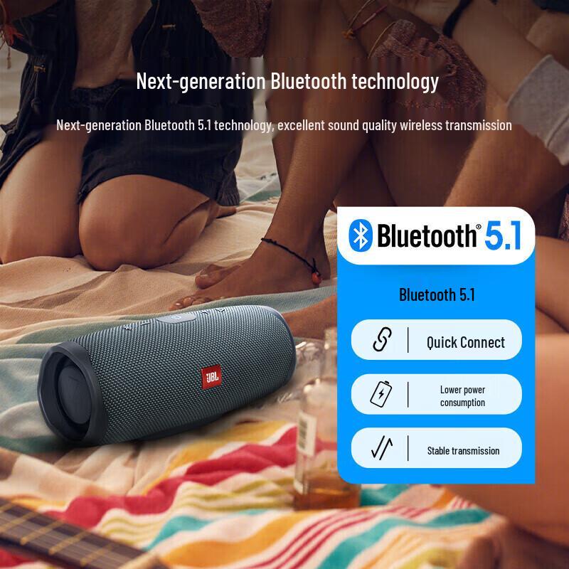 JBL CHARGE ES2 Portable Bluetooth Speaker, Youth Edition 2nd Gen