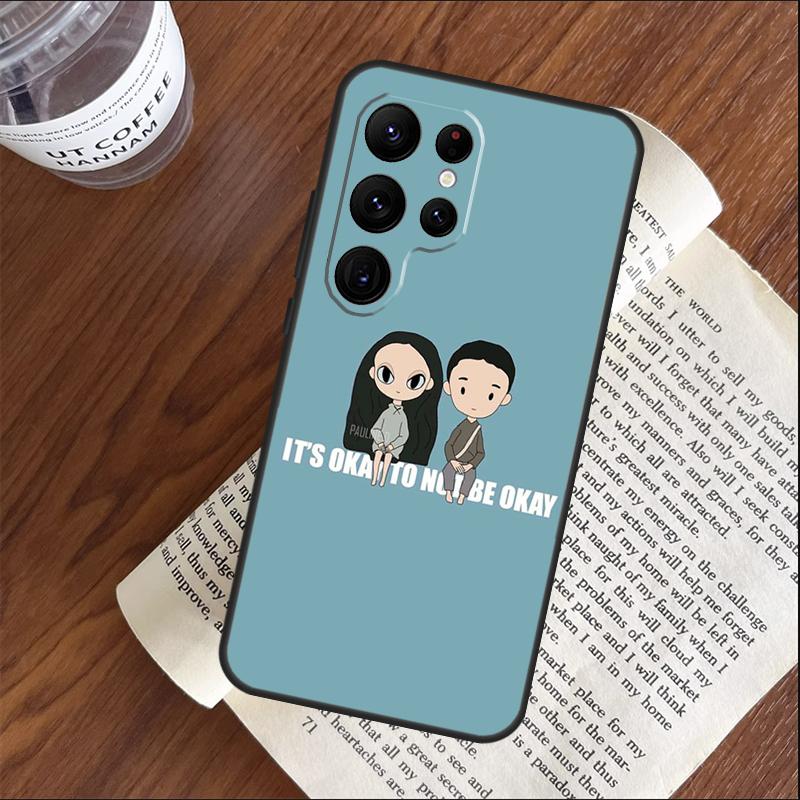 Drama It Is Okay To Not Be Okay Phone Case For Samsung Galaxy S25 S24 S23 S22 S21 Ultra S9 S10 S20 Plus FE Funda Cover Shell