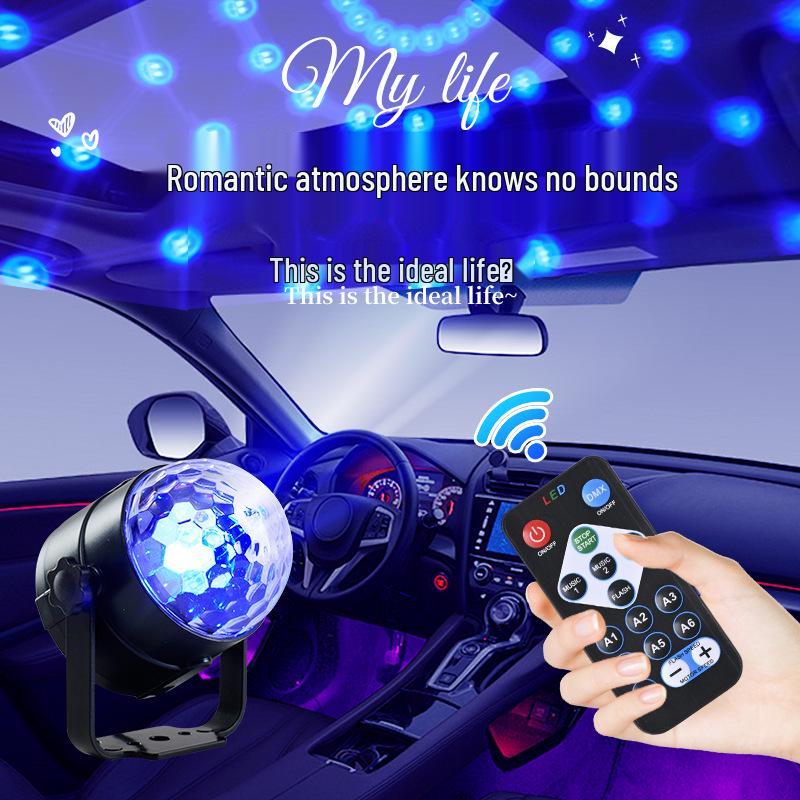 Festliche LED-Zauberkugel für viele Anlässe: Weihnachts-, Halloween-, Geburtstags- Bühnenlicht