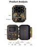 WIFI Solar-Powered 8K HD Hunting Camera with Built-in Lithium Battery, 60MP