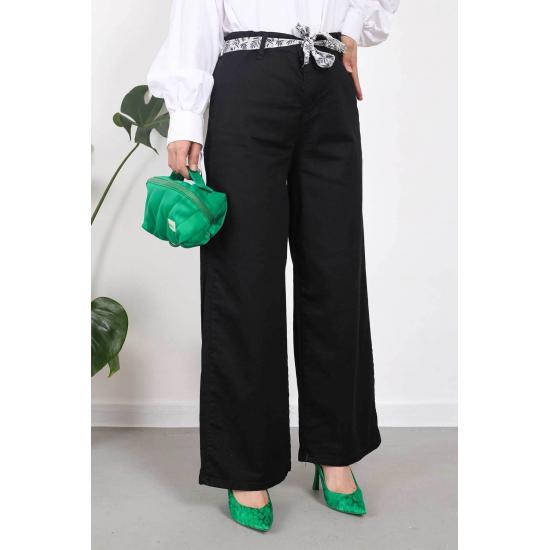 Lockere Damenhose mit hoher Taille