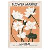 Minimalist Flower Poster Abstract Flower Market Canvas Painting Print Nordic Style Wall Art Picture for Living Room Home Decora
