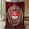 Coperta in Morbido Pile di Flanella Aberdeen FC Leggera Accogliente Calda Coperta Plaid per Divano Letto Arredamento Casa