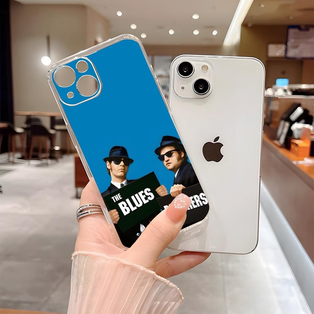 

The Blues Brothers Phone Case For 15 Pro Max Iphone 14 Plus 11 12 13 Mini 16 Plus X XR XS SE 2020 Transparent Soft Cover iPhone11