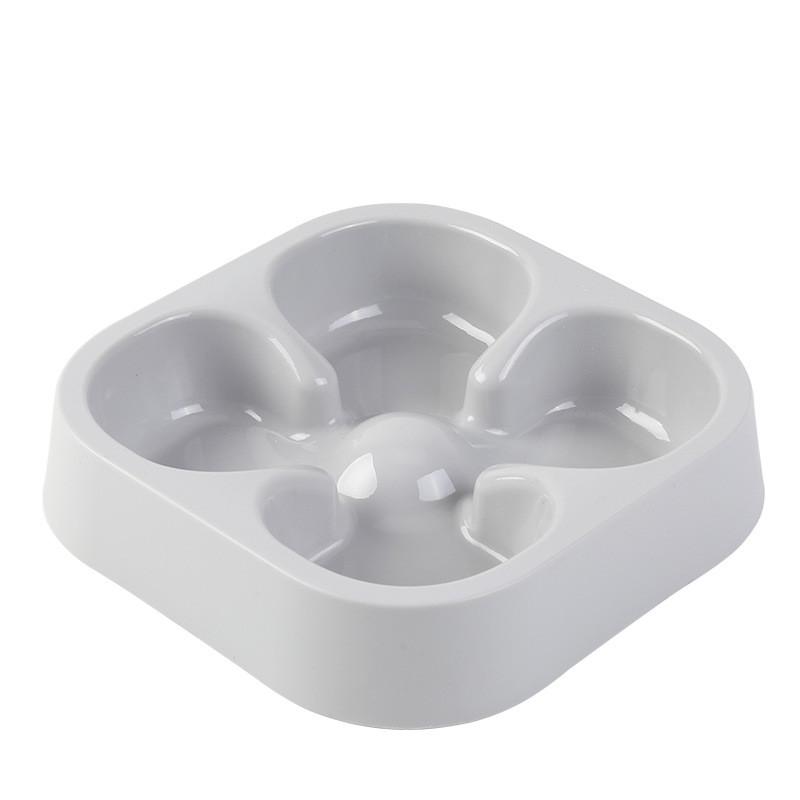 

Миска для домашних животных, антикрикетная миска из полипропиленовой смолы, миска для собаки, миска для кошки, миска для еды метода Тедди, миска для медленной еды для кошек и собак серый