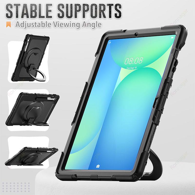 Compatible with Samsung Galaxy Tab S10 FE+ 13.1 Inch SM-X620/X626B Case Heavy Armor Shockproof Drop Funda S10 FE + 13.1' Cover