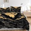 3pcs Bedding Set Halloween Bat Village Includes 1 Comforter + 2 Pillowcases, Without Pillow Inserts, Soft Comfortable, Lightweight Breathable083
