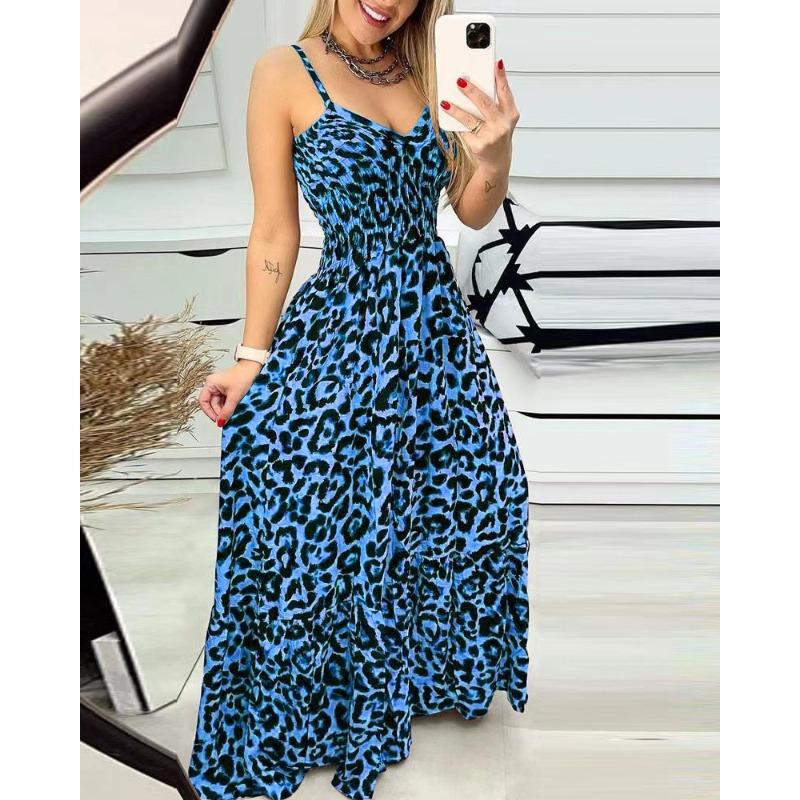 IHUASU Fashion Summer Spring Sleeveless Casual Dresses International design