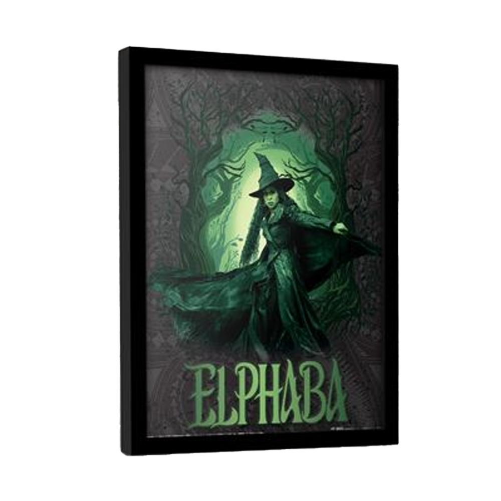 Wicked Elphaba Glow Framed Poster